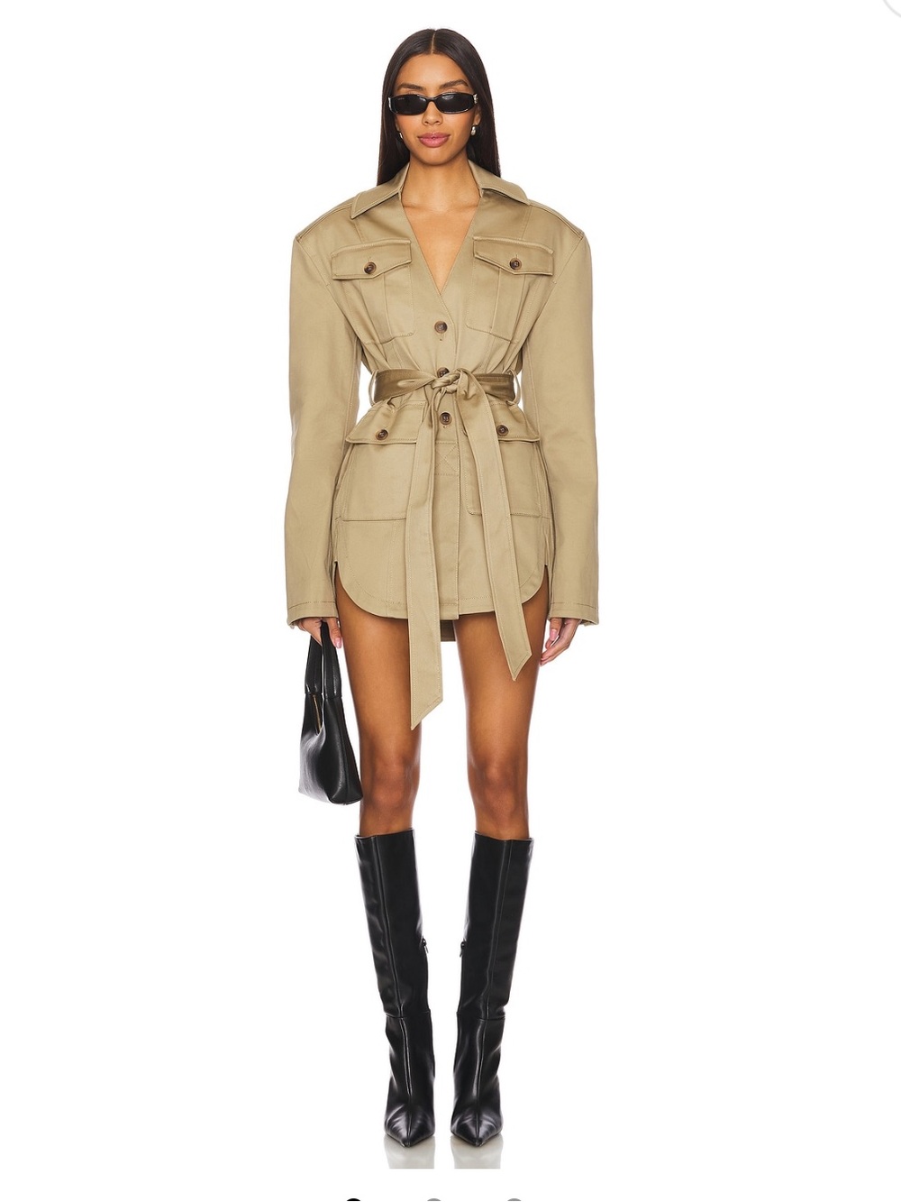 Lumi Mini Dress in Khaki women’s size small